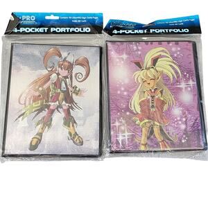 Ultra*Pro Gaming Series 4-Pocket Portfolio. Holds 40 Cards Each Lot of 2 sealed